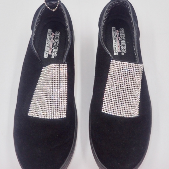 skechers bling slip on shoes